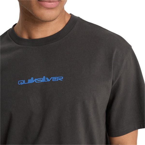 2026 Quiksilver Mens Fractured Wave Tee EQYZT08299 - Tarmac
